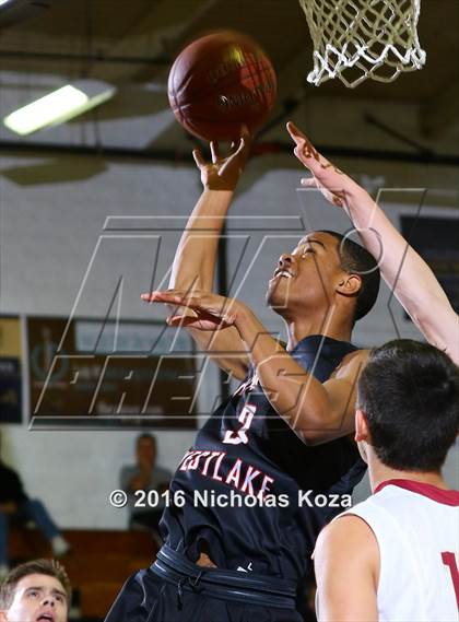 Thumbnail 3 in Oaks Christian vs. Harvard-Westlake (Calabasas Showcase) photogallery.