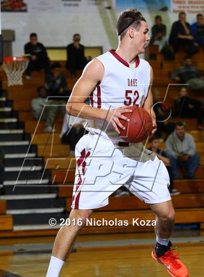 Thumbnail 1 in Oaks Christian vs. Harvard-Westlake (Calabasas Showcase) photogallery.