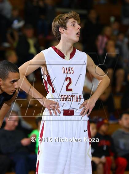 Thumbnail 1 in Oaks Christian vs. Harvard-Westlake (Calabasas Showcase) photogallery.