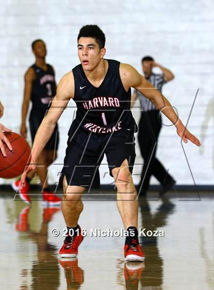 Thumbnail 3 in Oaks Christian vs. Harvard-Westlake (Calabasas Showcase) photogallery.