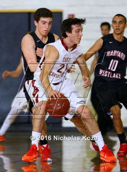Thumbnail 2 in Oaks Christian vs. Harvard-Westlake (Calabasas Showcase) photogallery.