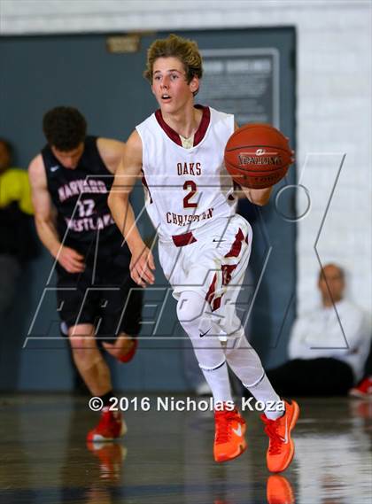 Thumbnail 2 in Oaks Christian vs. Harvard-Westlake (Calabasas Showcase) photogallery.