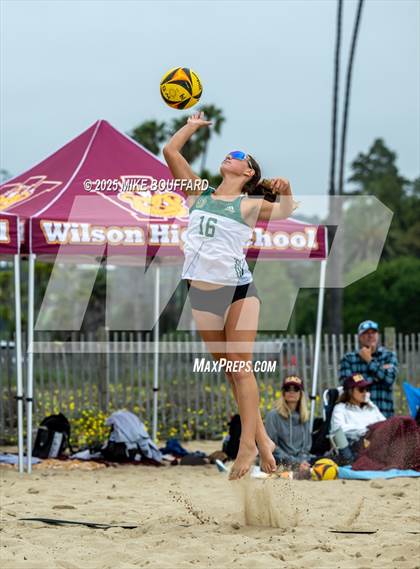 Thumbnail 2 in Santa Barbara vs Woodrow Wilson (CIF-SS Quarter Finals) photogallery.