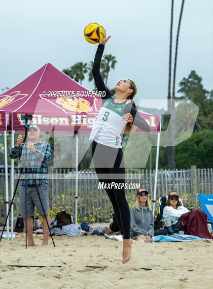 Thumbnail 2 in Santa Barbara vs Woodrow Wilson (CIF-SS Quarter Finals) photogallery.