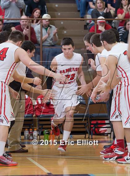 Thumbnail 1 in Clarion-Limestone vs Cameron County (PIAA D9 A Championship) photogallery.
