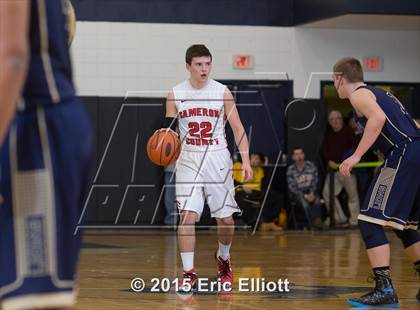 Thumbnail 2 in Clarion-Limestone vs Cameron County (PIAA D9 A Championship) photogallery.