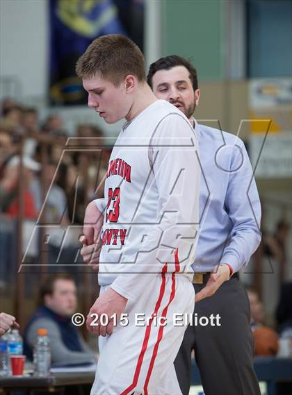 Thumbnail 3 in Clarion-Limestone vs Cameron County (PIAA D9 A Championship) photogallery.