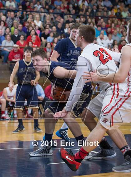 Thumbnail 2 in Clarion-Limestone vs Cameron County (PIAA D9 A Championship) photogallery.