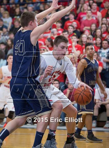 Thumbnail 2 in Clarion-Limestone vs Cameron County (PIAA D9 A Championship) photogallery.