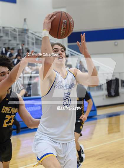 Thumbnail 1 in Anderson vs Brennan (Spurs High School Showcase) photogallery.