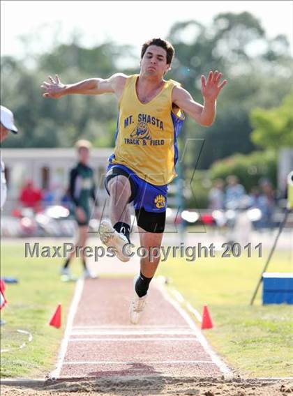 Thumbnail 1 in CIF NS Masters Track & Field Championships (Boys Triple Jump) photogallery.