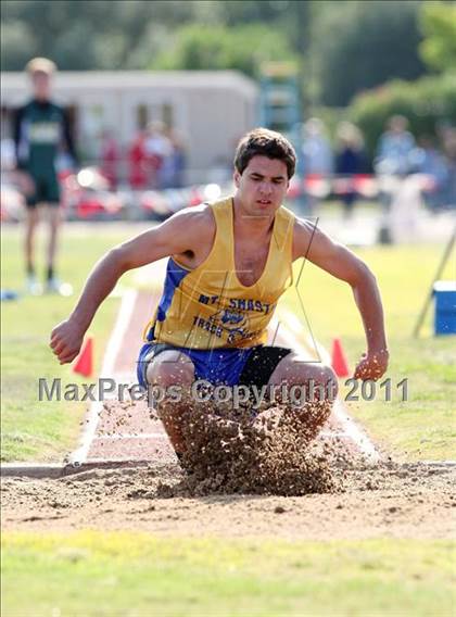 Thumbnail 2 in CIF NS Masters Track & Field Championships (Boys Triple Jump) photogallery.