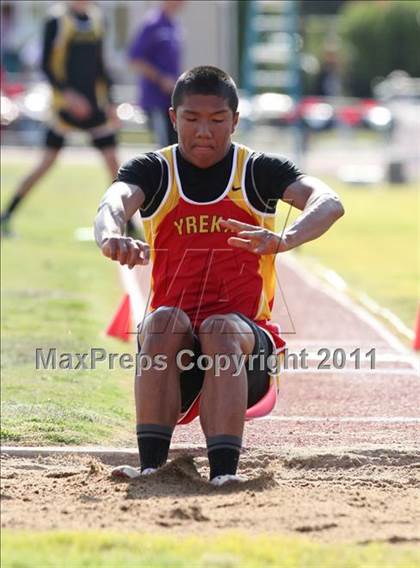 Thumbnail 2 in CIF NS Masters Track & Field Championships (Boys Triple Jump) photogallery.