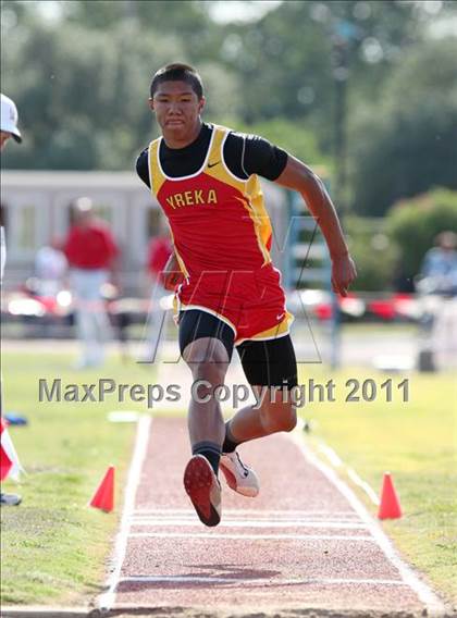 Thumbnail 3 in CIF NS Masters Track & Field Championships (Boys Triple Jump) photogallery.