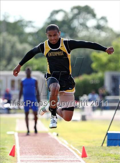 Thumbnail 2 in CIF NS Masters Track & Field Championships (Boys Triple Jump) photogallery.