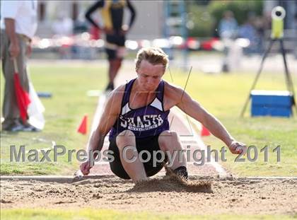 Thumbnail 1 in CIF NS Masters Track & Field Championships (Boys Triple Jump) photogallery.