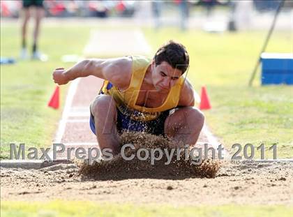 Thumbnail 1 in CIF NS Masters Track & Field Championships (Boys Triple Jump) photogallery.