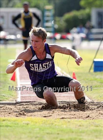 Thumbnail 2 in CIF NS Masters Track & Field Championships (Boys Triple Jump) photogallery.
