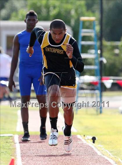 Thumbnail 3 in CIF NS Masters Track & Field Championships (Boys Triple Jump) photogallery.
