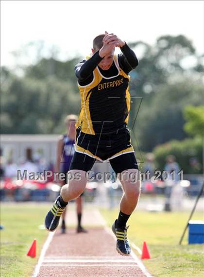 Thumbnail 1 in CIF NS Masters Track & Field Championships (Boys Triple Jump) photogallery.