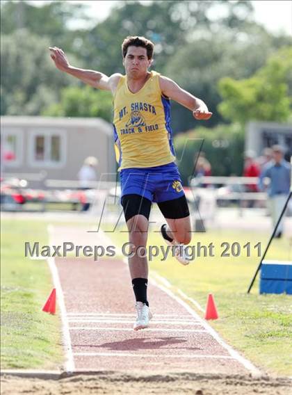 Thumbnail 1 in CIF NS Masters Track & Field Championships (Boys Triple Jump) photogallery.