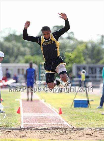 Thumbnail 1 in CIF NS Masters Track & Field Championships (Boys Triple Jump) photogallery.