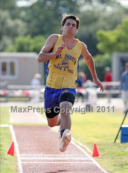 Thumbnail 2 in CIF NS Masters Track & Field Championships (Boys Triple Jump) photogallery.