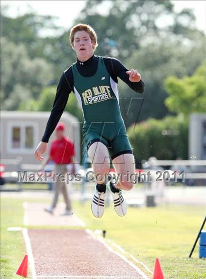 Thumbnail 2 in CIF NS Masters Track & Field Championships (Boys Triple Jump) photogallery.