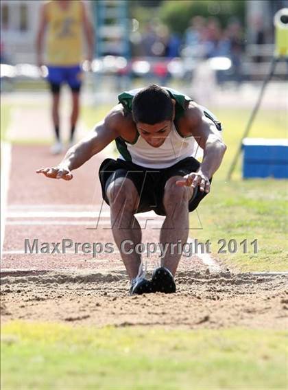Thumbnail 2 in CIF NS Masters Track & Field Championships (Boys Triple Jump) photogallery.