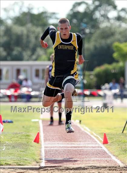 Thumbnail 1 in CIF NS Masters Track & Field Championships (Boys Triple Jump) photogallery.