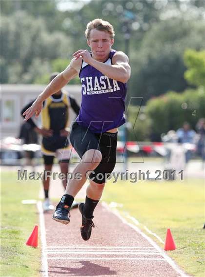 Thumbnail 1 in CIF NS Masters Track & Field Championships (Boys Triple Jump) photogallery.