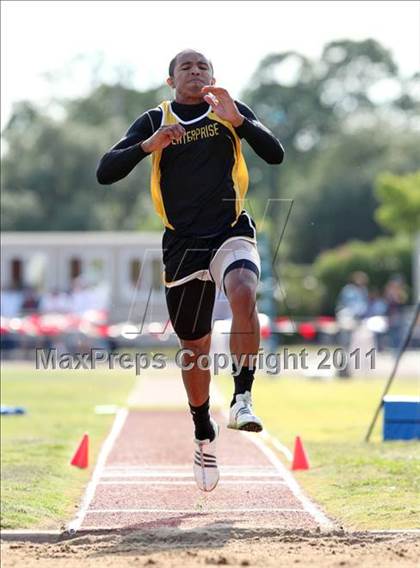 Thumbnail 1 in CIF NS Masters Track & Field Championships (Boys Triple Jump) photogallery.