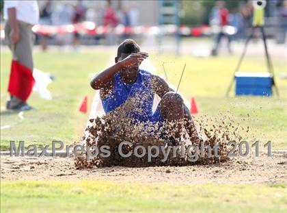 Thumbnail 3 in CIF NS Masters Track & Field Championships (Boys Triple Jump) photogallery.