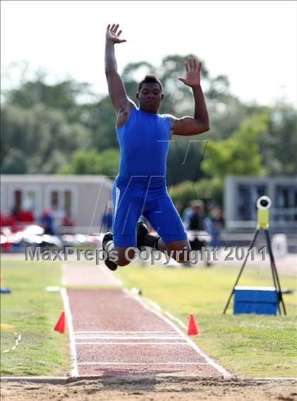 Thumbnail 3 in CIF NS Masters Track & Field Championships (Boys Triple Jump) photogallery.