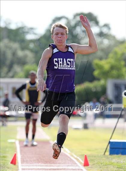 Thumbnail 2 in CIF NS Masters Track & Field Championships (Boys Triple Jump) photogallery.