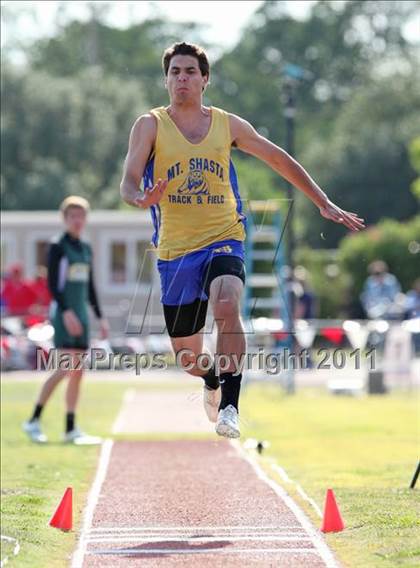 Thumbnail 3 in CIF NS Masters Track & Field Championships (Boys Triple Jump) photogallery.