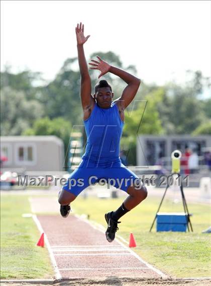 Thumbnail 2 in CIF NS Masters Track & Field Championships (Boys Triple Jump) photogallery.
