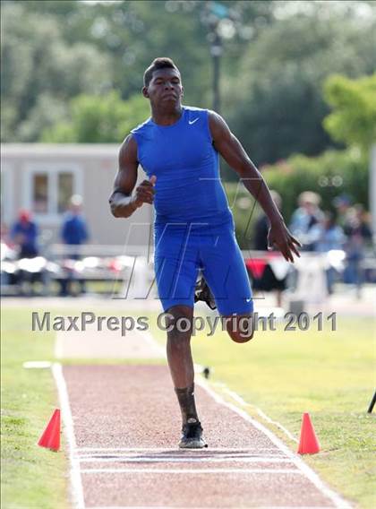 Thumbnail 1 in CIF NS Masters Track & Field Championships (Boys Triple Jump) photogallery.