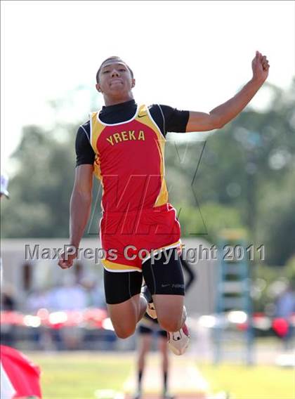 Thumbnail 2 in CIF NS Masters Track & Field Championships (Boys Triple Jump) photogallery.