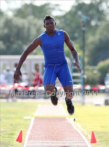 Thumbnail 2 in CIF NS Masters Track & Field Championships (Boys Triple Jump) photogallery.