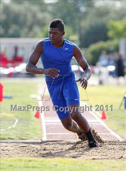 Thumbnail 1 in CIF NS Masters Track & Field Championships (Boys Triple Jump) photogallery.