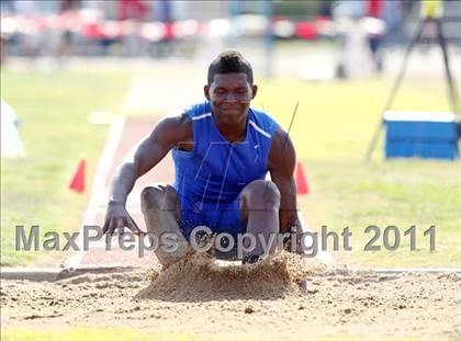 Thumbnail 2 in CIF NS Masters Track & Field Championships (Boys Triple Jump) photogallery.