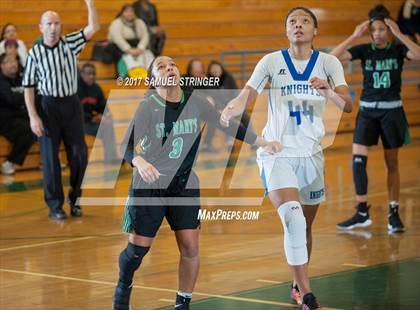 Thumbnail 2 in St. Mary's vs. Brookside Christian (Mats Tipoff Classic) photogallery.