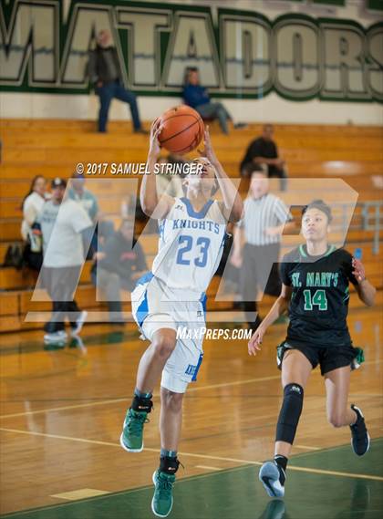 Thumbnail 2 in St. Mary's vs. Brookside Christian (Mats Tipoff Classic) photogallery.