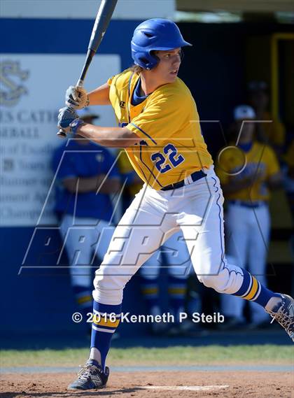 Thumbnail 2 in Holy Savior Menard @ St. Charles Catholic (LHSAA 2A Quarterfinal Playoff G1) photogallery.