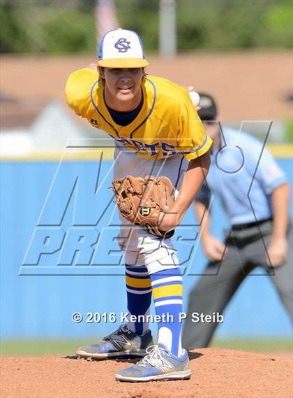 Thumbnail 3 in Holy Savior Menard @ St. Charles Catholic (LHSAA 2A Quarterfinal Playoff G1) photogallery.