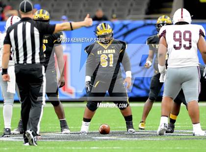 Thumbnail 3 in St. James vs. Jennings (LHSAA Class 3A Final) photogallery.