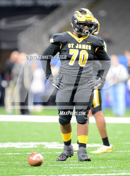 Thumbnail 1 in St. James vs. Jennings (LHSAA Class 3A Final) photogallery.