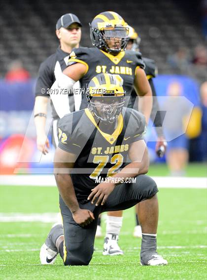 Thumbnail 3 in St. James vs. Jennings (LHSAA Class 3A Final) photogallery.