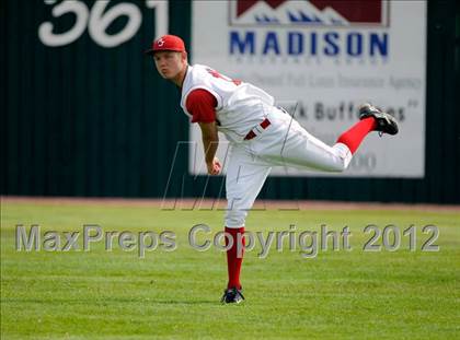 Thumbnail 1 in Regis Jesuit vs. Dakota Ridge (2012 Class 5A State Baseball Tournament) photogallery.